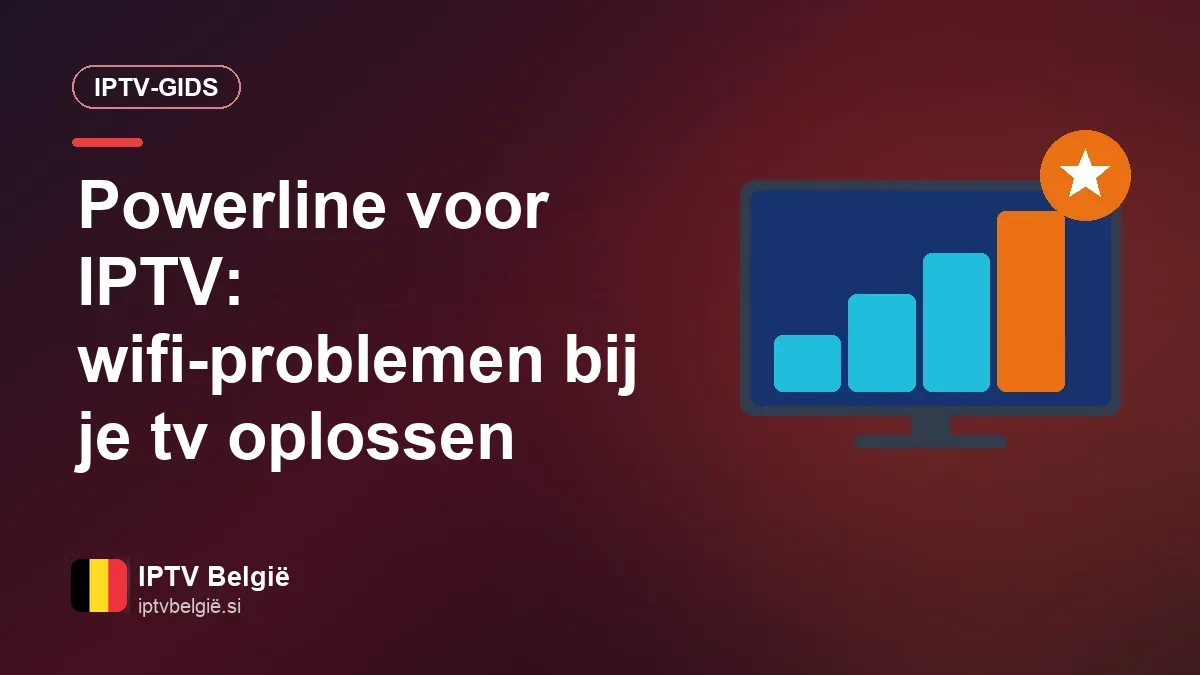 Powerline-adapter voor IPTV: internet via het stopcontact naar je tv Een powerline-adapter in het stopcontact met een netwerkkabel naar de televisie